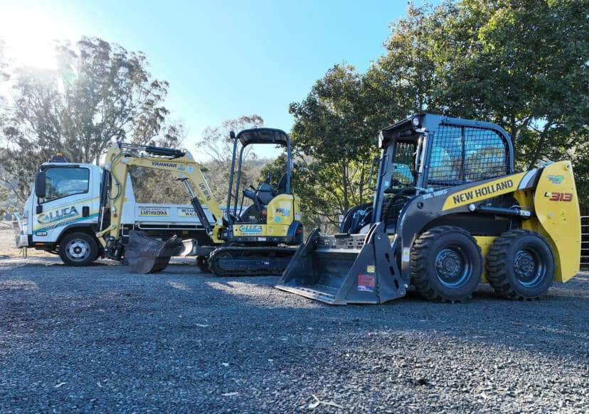 Luca Plant Hire website screenshot